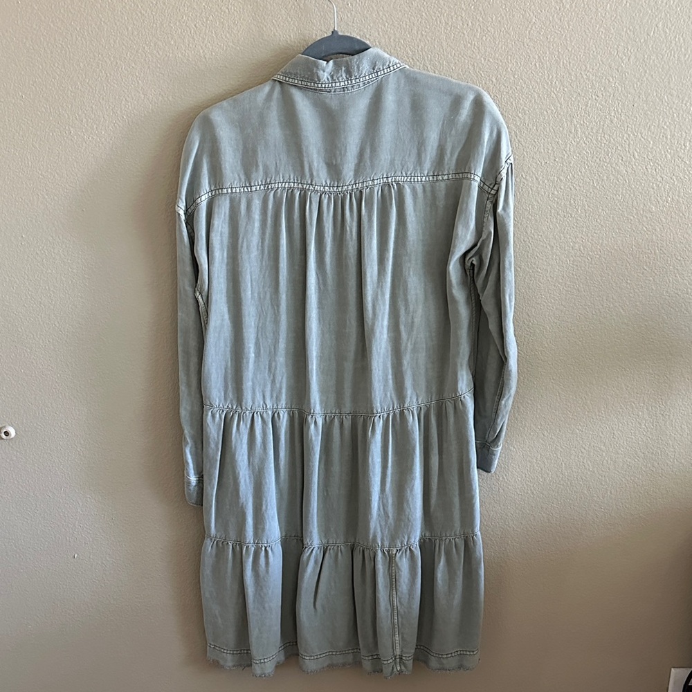 Pilcro olive green utility shirt dress - Picture 3 of 3